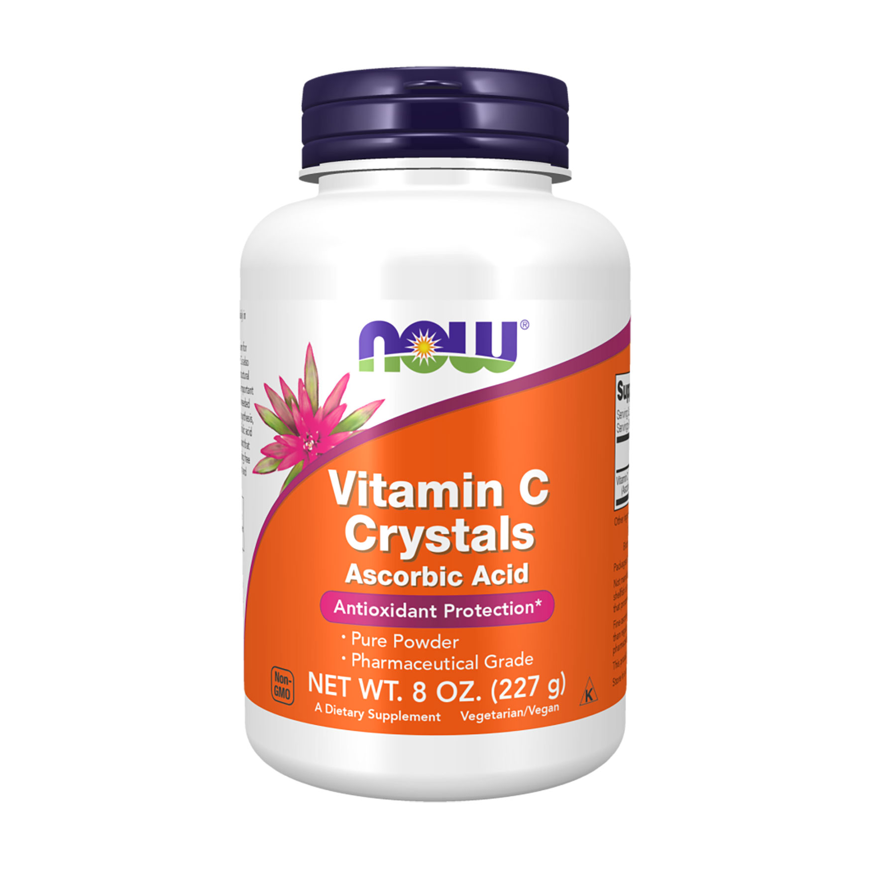 Вітамін C NOW Foods Vitamin C Crystals в порошку, 227 г